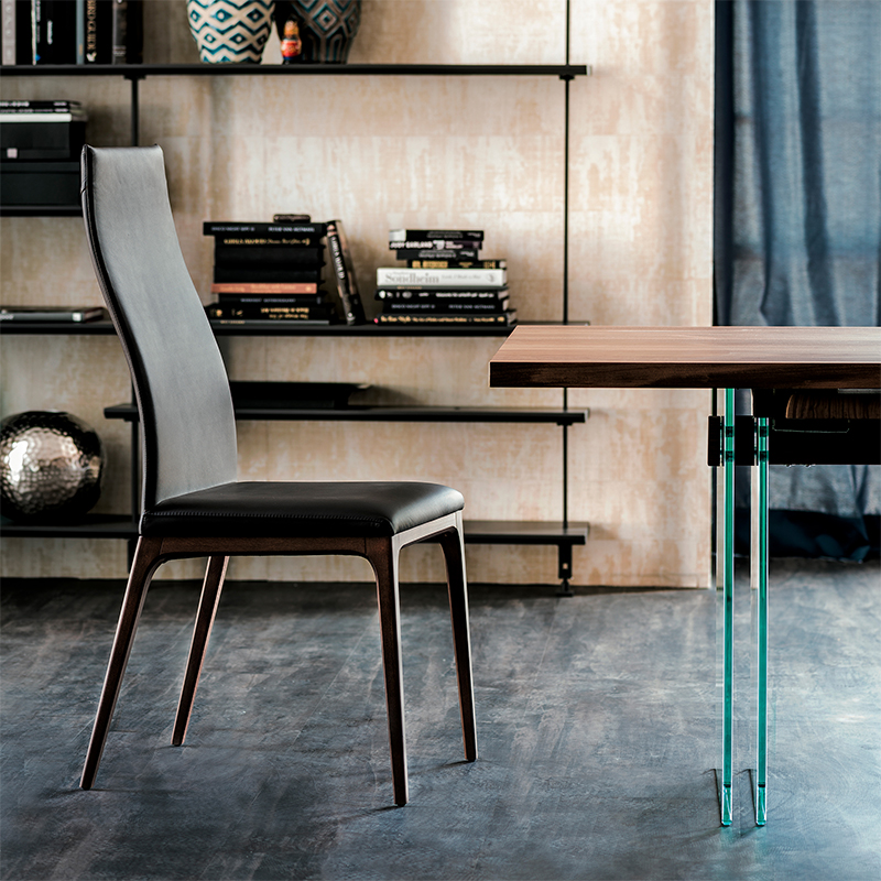 maison de meubles à manger chaises de salle à manger en cuir moderne